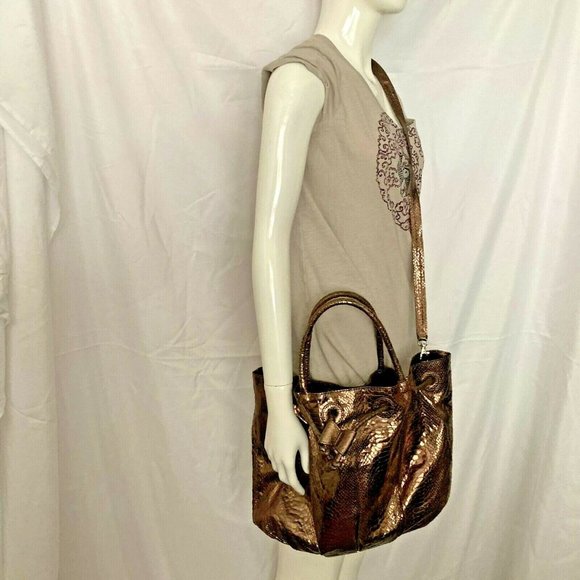 Fatto a Mano By Carlos Falchi faux leather Metalli - Picture 11 of 11